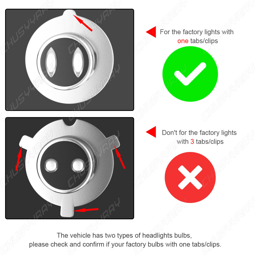 For Suzuki LTZ 400 Z400 QUADSPORT 2003–08 LED HeadLight Bulbs Pair White H6M