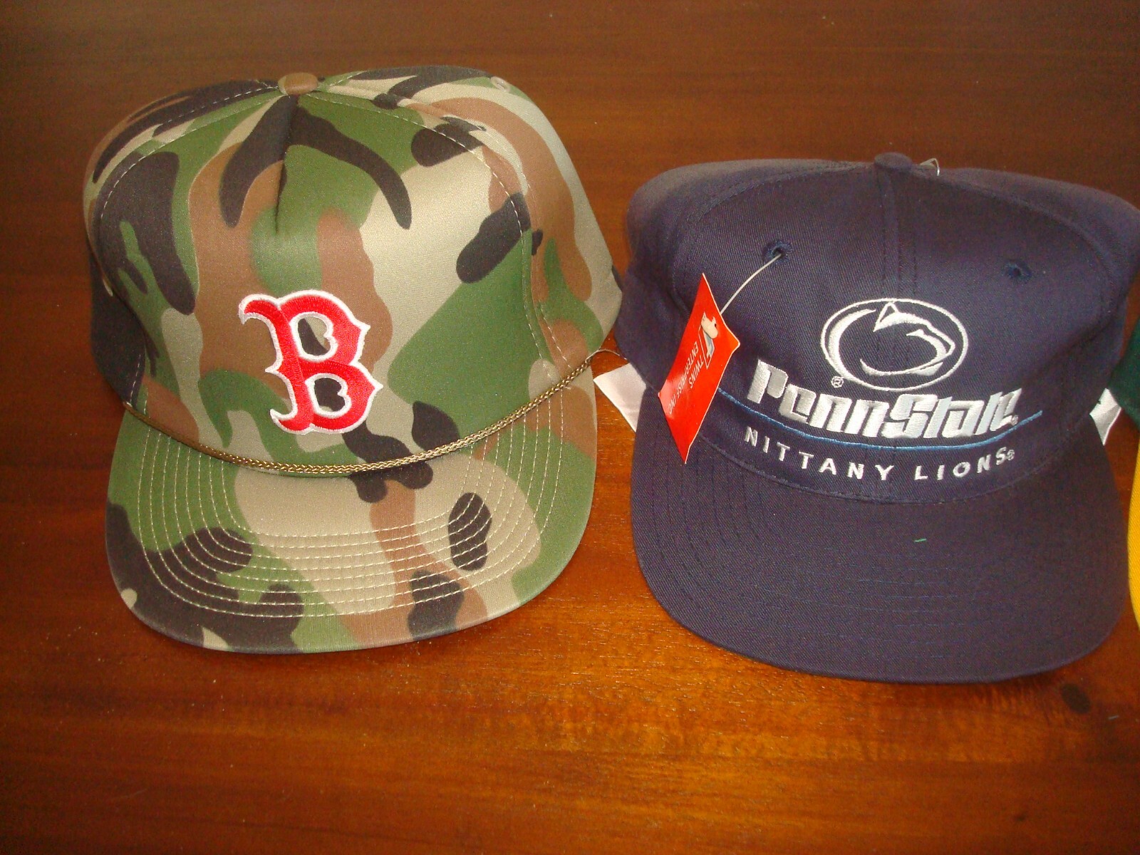 3PCT LOT PACKERS PENN STATE SPLIT BAR LOGO7 90S SNAPBACK HAT CAP VINTAGE EE3