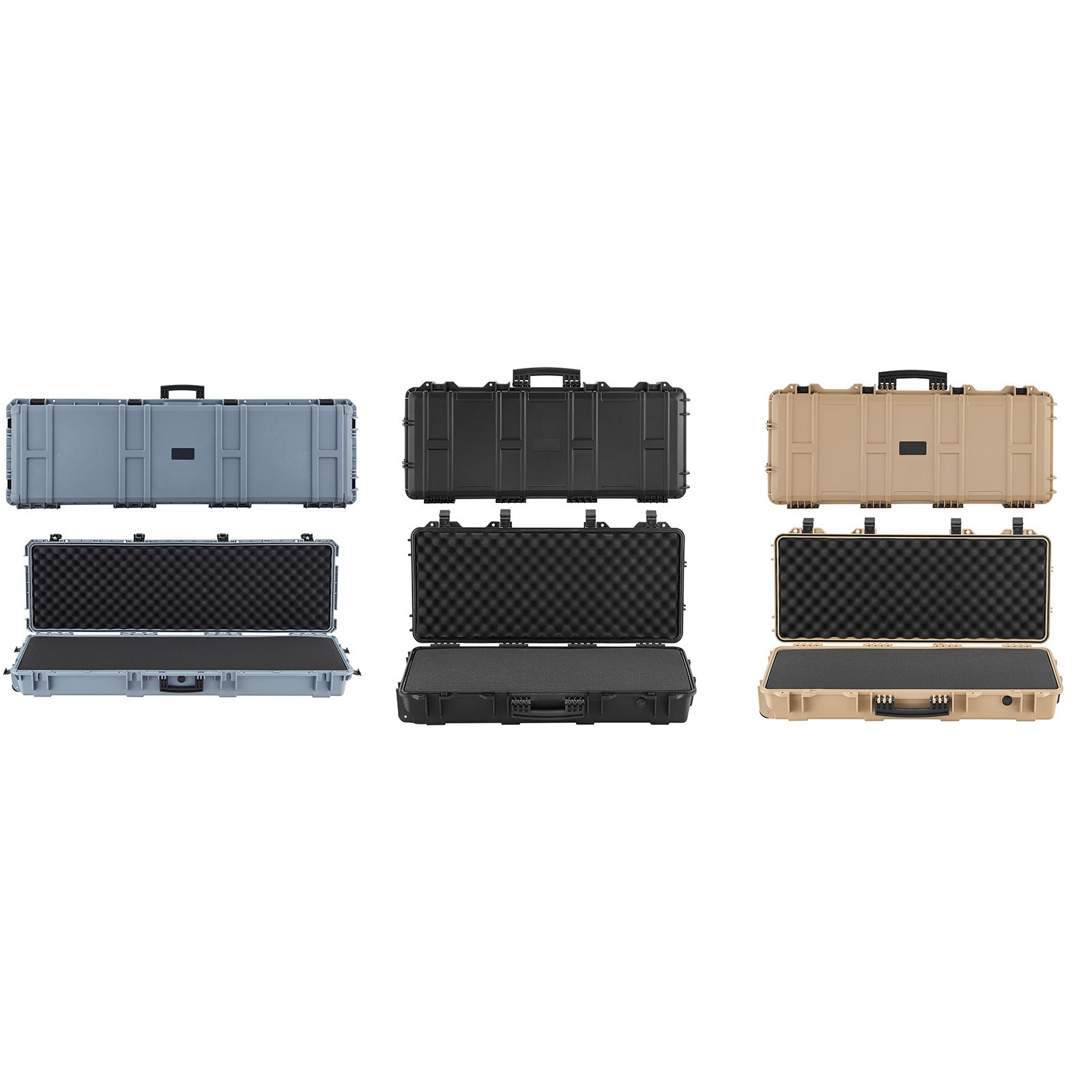 Uimoso Hard Rifle Case with IP67 Waterproof Design, Wheels & Customizable Foam
