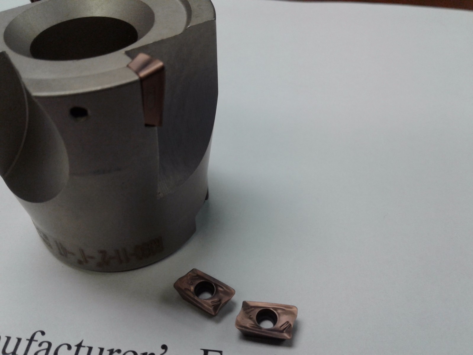 2" 90 degree indexable face mill, shell mill Sandvik R390-11T308 #506-SDVK-2