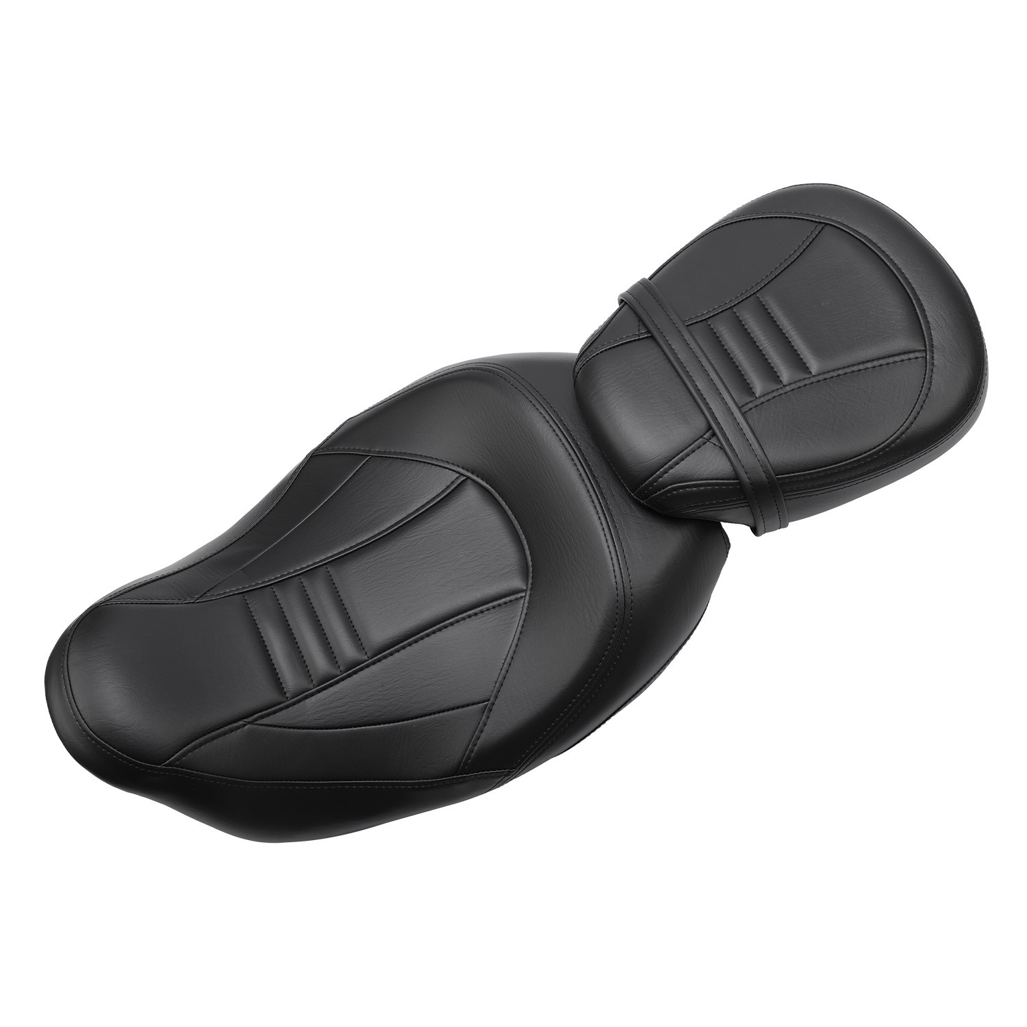 Low-Profile Seat Rider Passenger Two-Up Seat for Harley Touring Electra Glide US