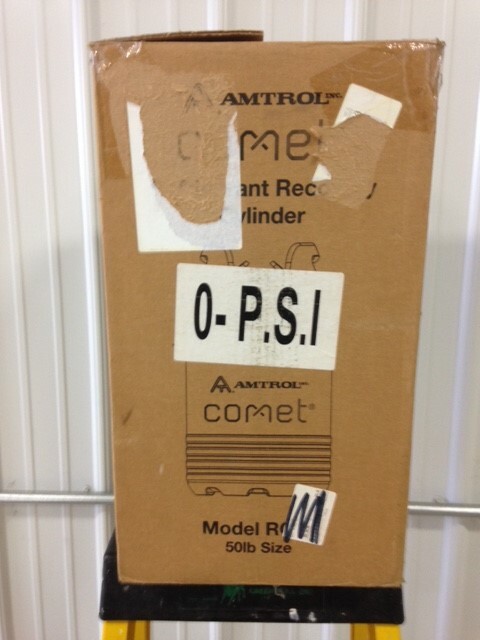 Comet Amtrol , Refrigerant Recovery Cylinder Tank Model RC50New Open Box