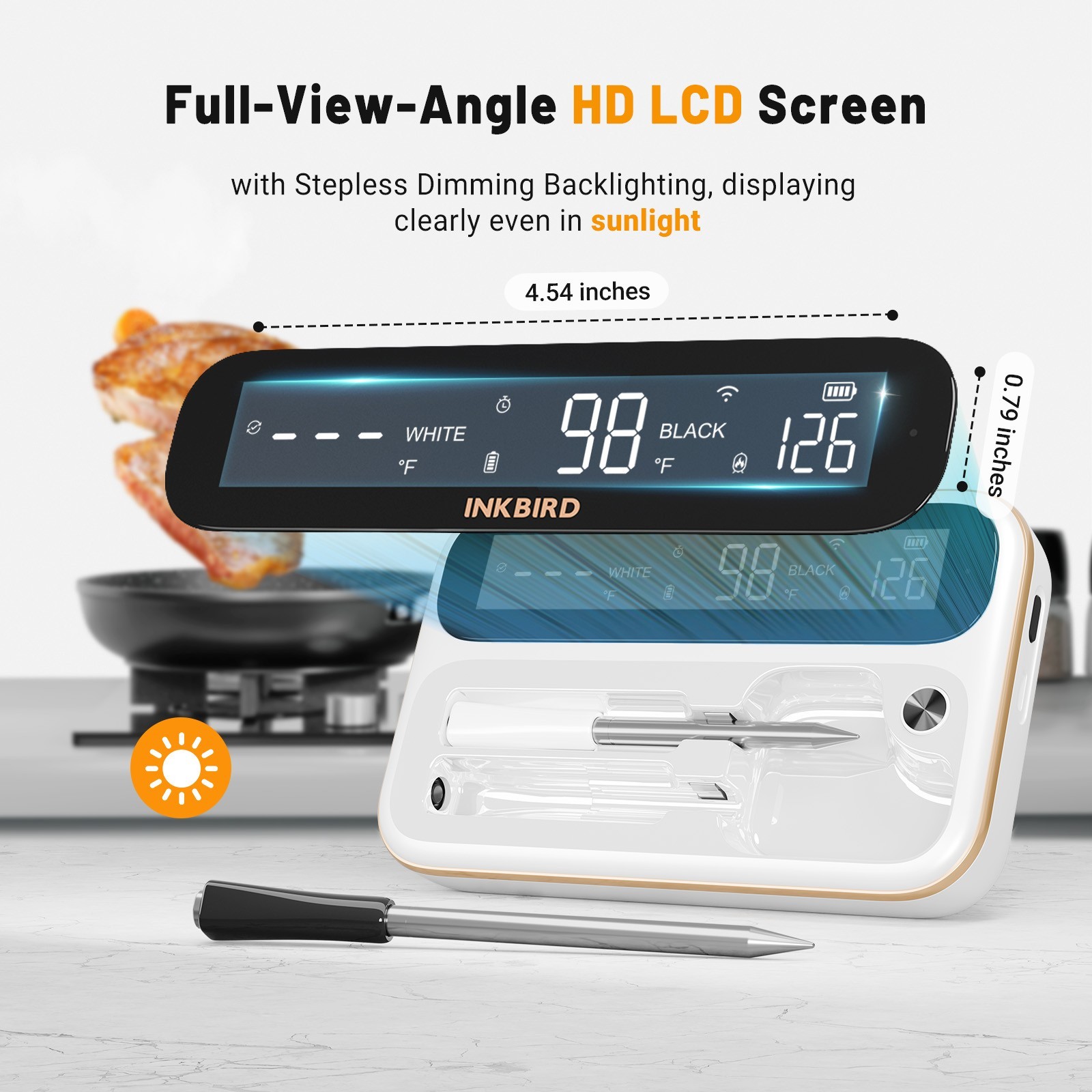 INKBIRD Wireless Meat Thermometer 5G WiFi BBQ Smoker Oven Mitts Grilling Gloves