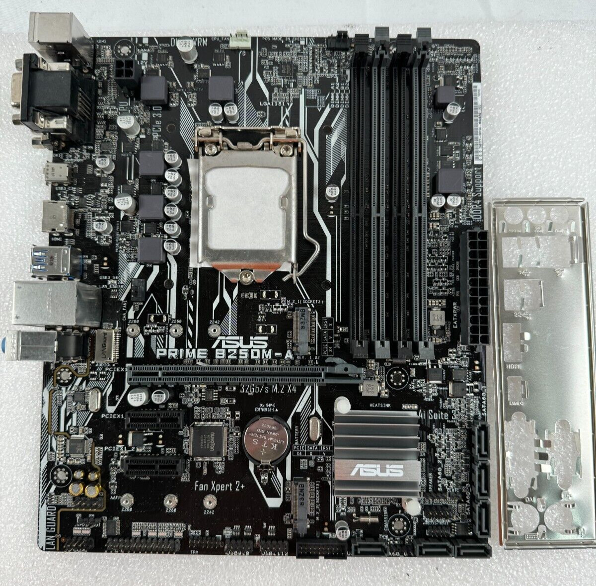 ASUS Prime B250M-A LGA1151 DDR4 mATX Desktop Motherboard USB 3.0 w/ I/O Shield