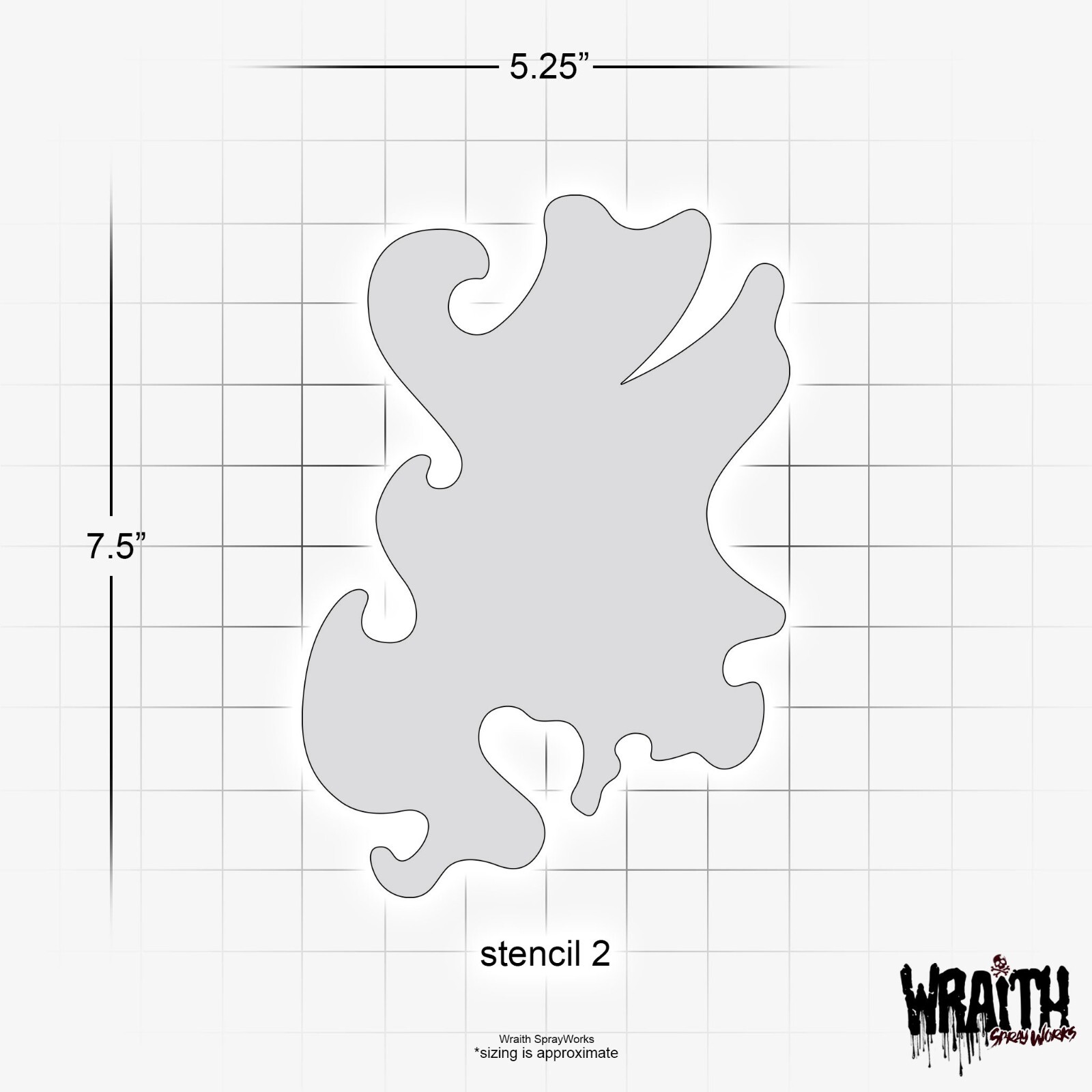 Real Fire Stencil Set - Reusable Airbrush Stencil Template