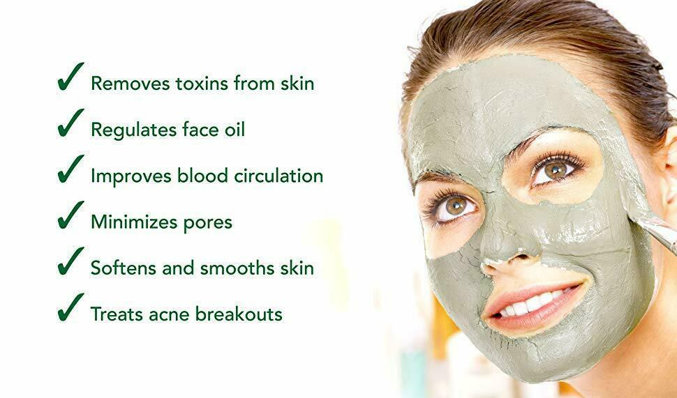 Bentonite Clay Powder 100% Pure Natural Aztec Indian Healing Cosmetic Grade Bulk