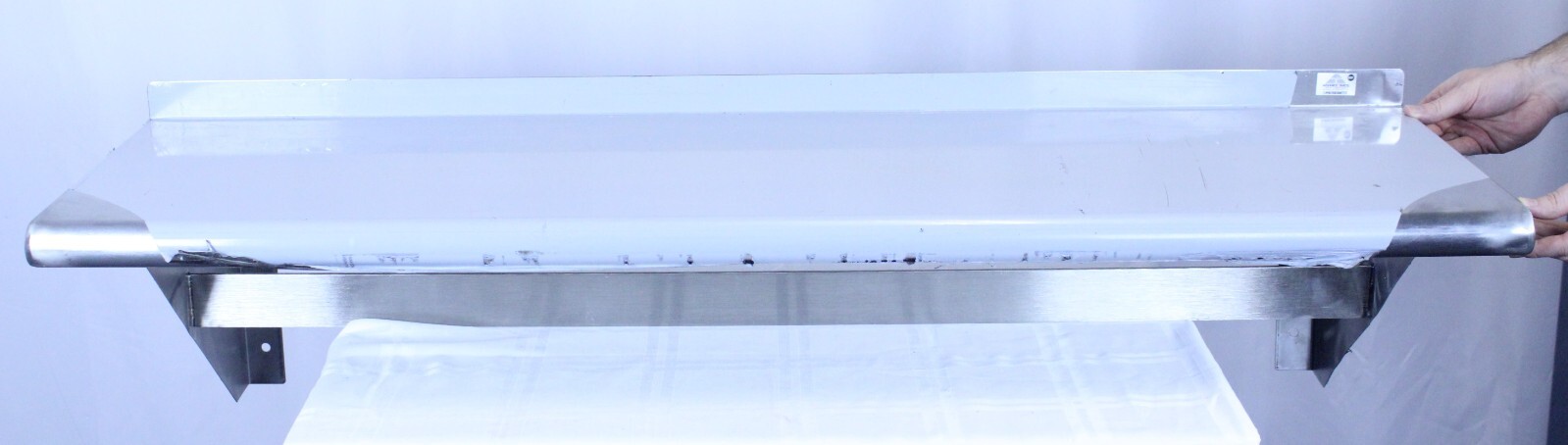 Advance Tabco PS-15-48 *Ding and Dent* Stainless Steel 18 Gauge Pot Rack