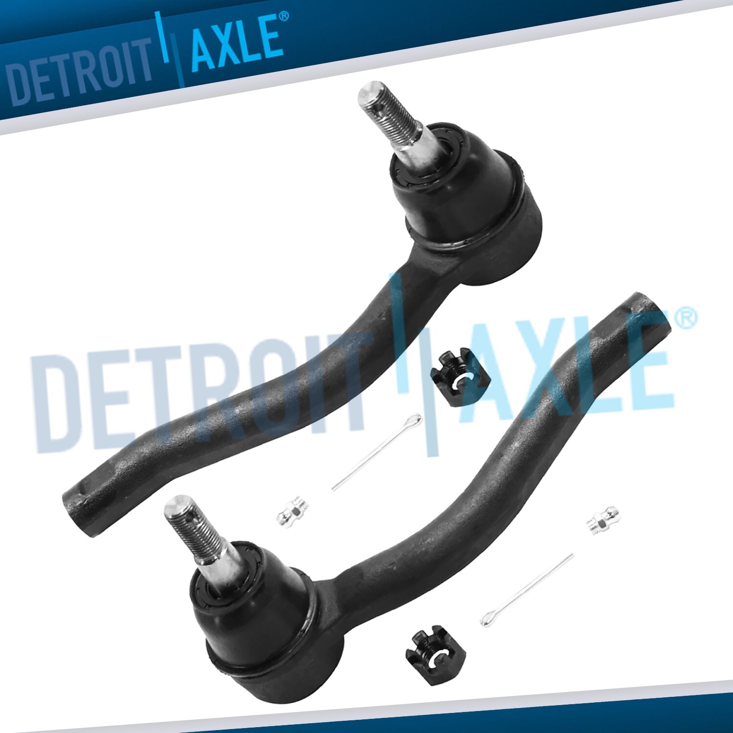 Front Left Right Outer Tie Rods for INFINITI EX35 EX37 G25 G35 G37 M35 M37 Q40