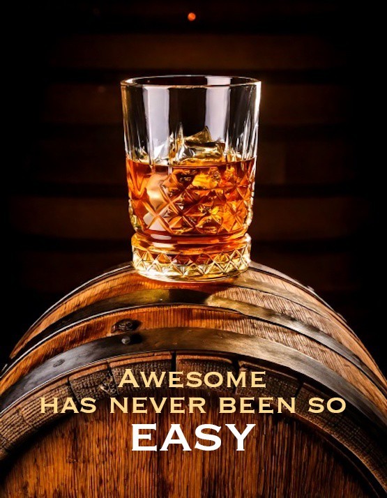 Whiskey & Bourbon Liquid Aging Drops - Replace Wood Chips - FAST AGING - USA