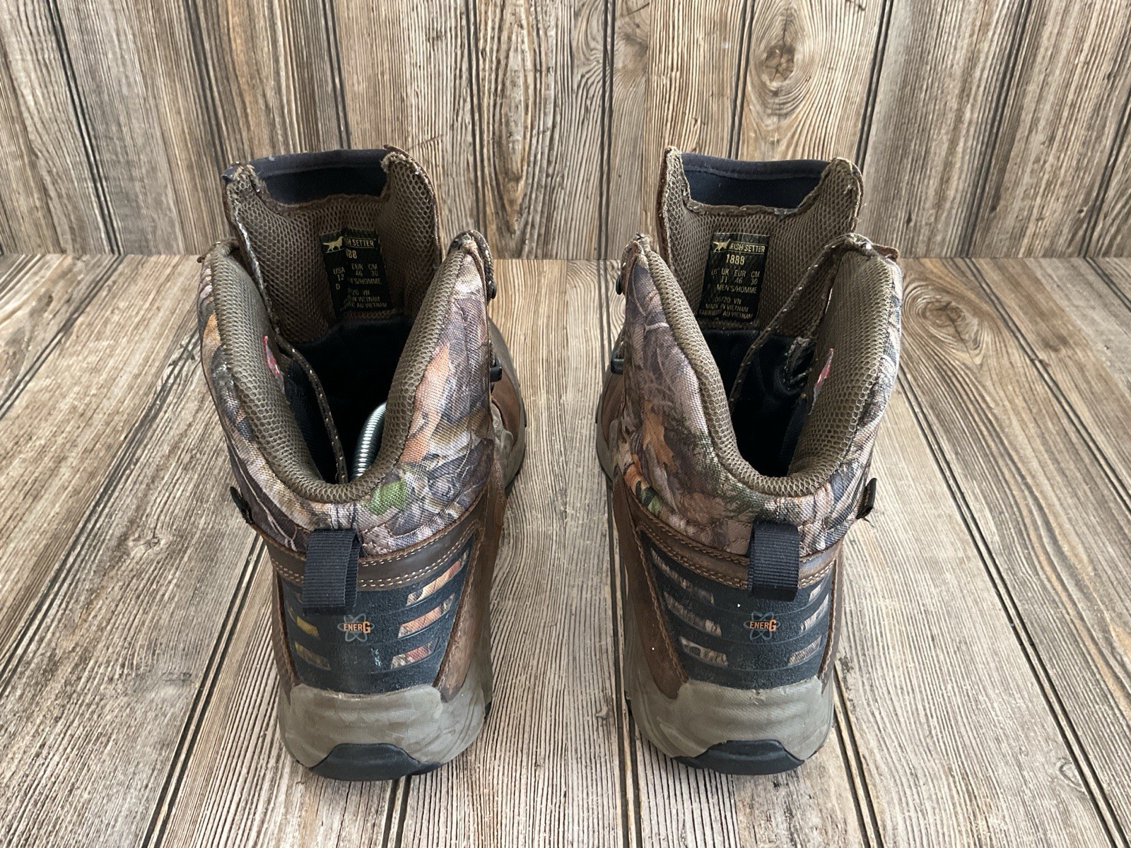 Irish Setter 1888 Vaprtrek Hunting Boots Mens Size 12 Waterproof 400g Insulated