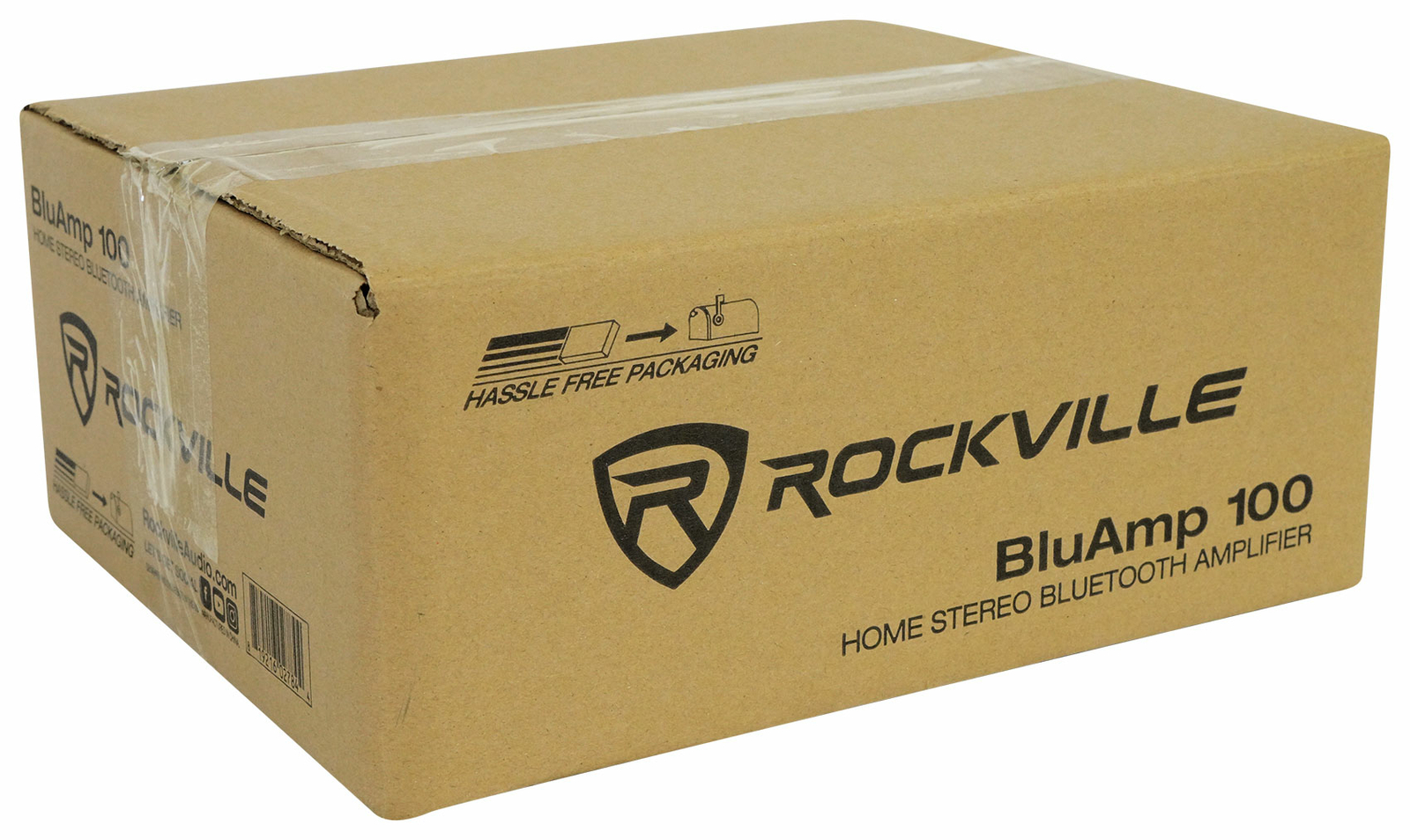 Rockville BLUAMP 100 Home Stereo Bluetooth Amplifier with USB/Mic Input+RCA Out