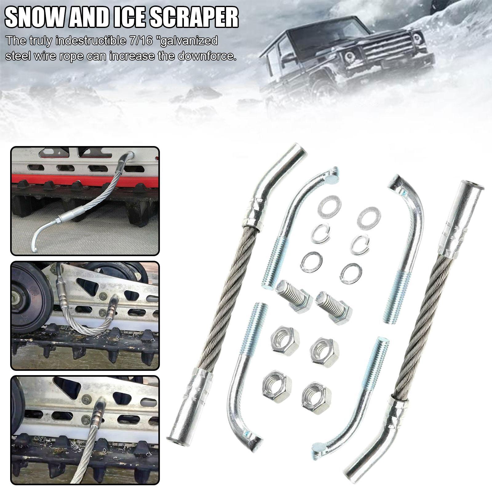 ICE SCRATCHERS WITH CARBIDE TIPS SNOWMOBILE REVERSE COMPATIBLE SNOW