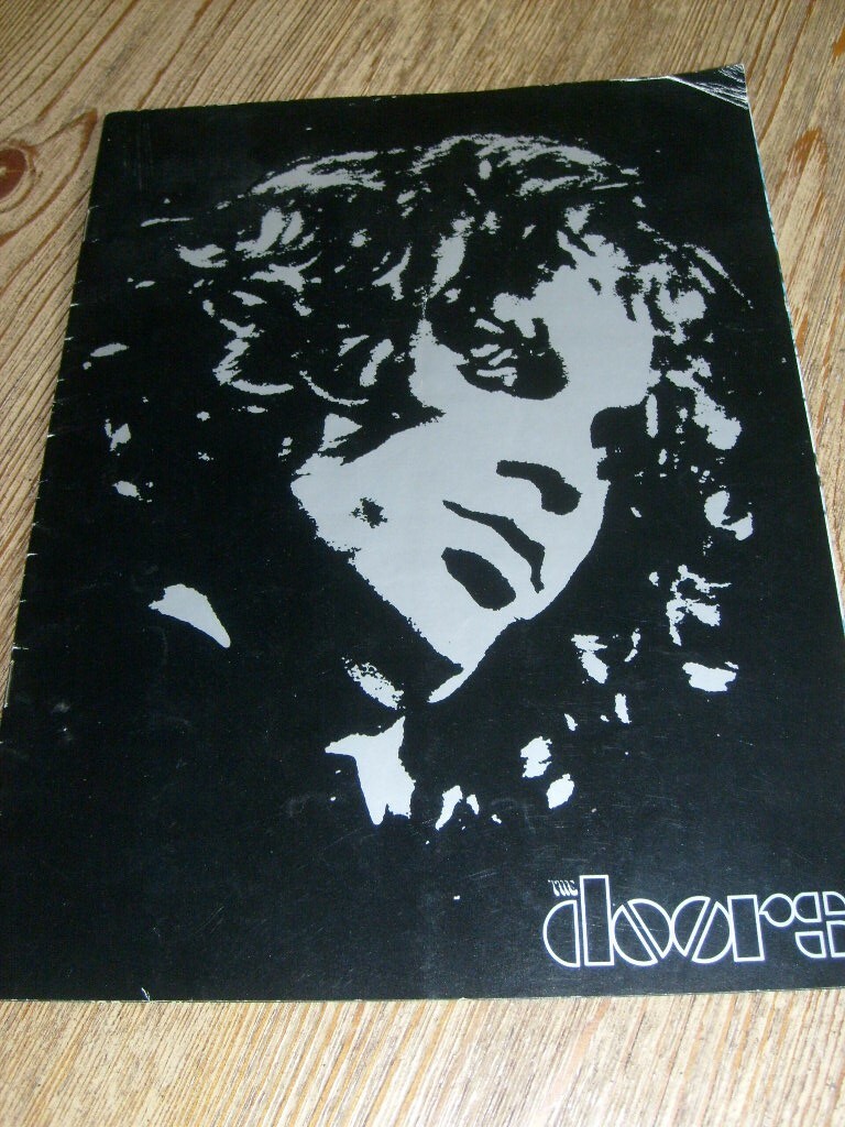 The Doors Concert Tour Program 1968 Jim Morrison  Ray Manzarek  Robby  John