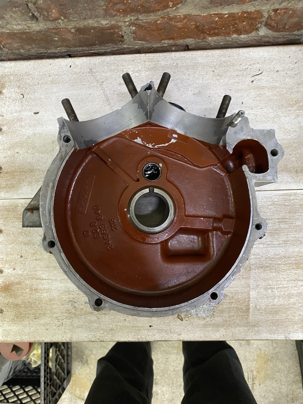 1983 Harley Davidson FXWG 1340cc Engine Cases Good Condition Matching Bellies