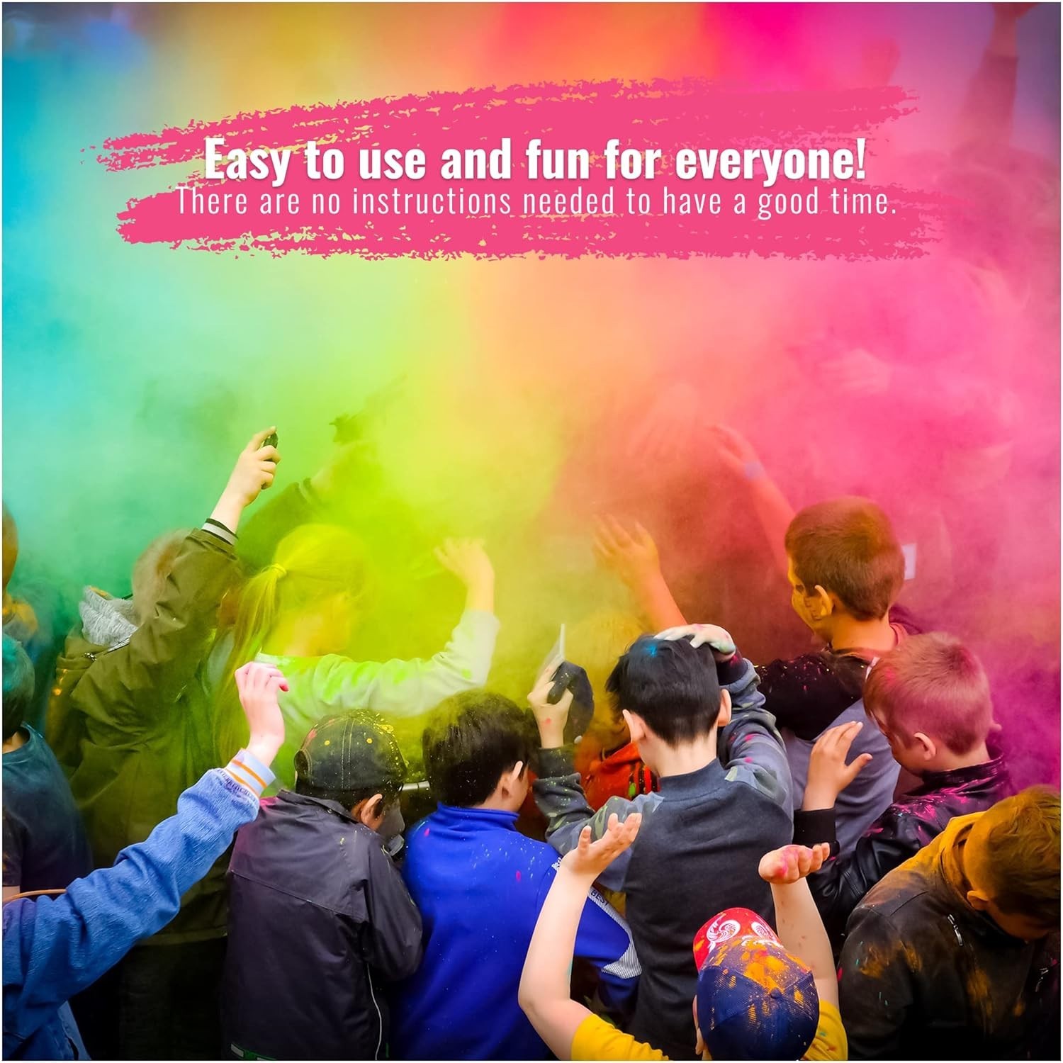 Color Blaze Holi Color Run Powder - 5 lbs of Each Color - Pink, Red, Orange, etc