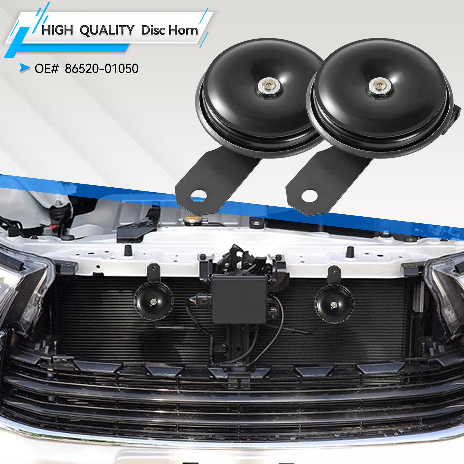 Horn Disc Low Tone Universal For Toyota Corolla Avalon Highlander RAV4 Tacoma US