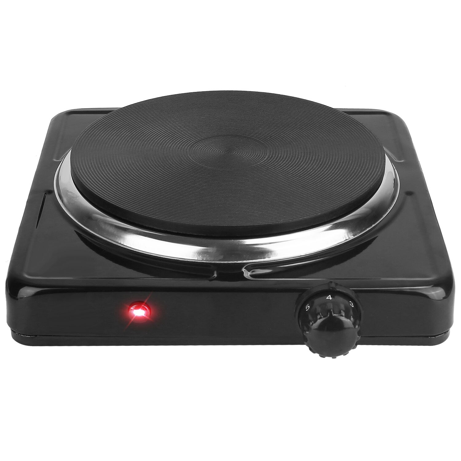 ♨️1500W Portable Single Electric Burner Hot Plate Camping Stove Adjustable 110V