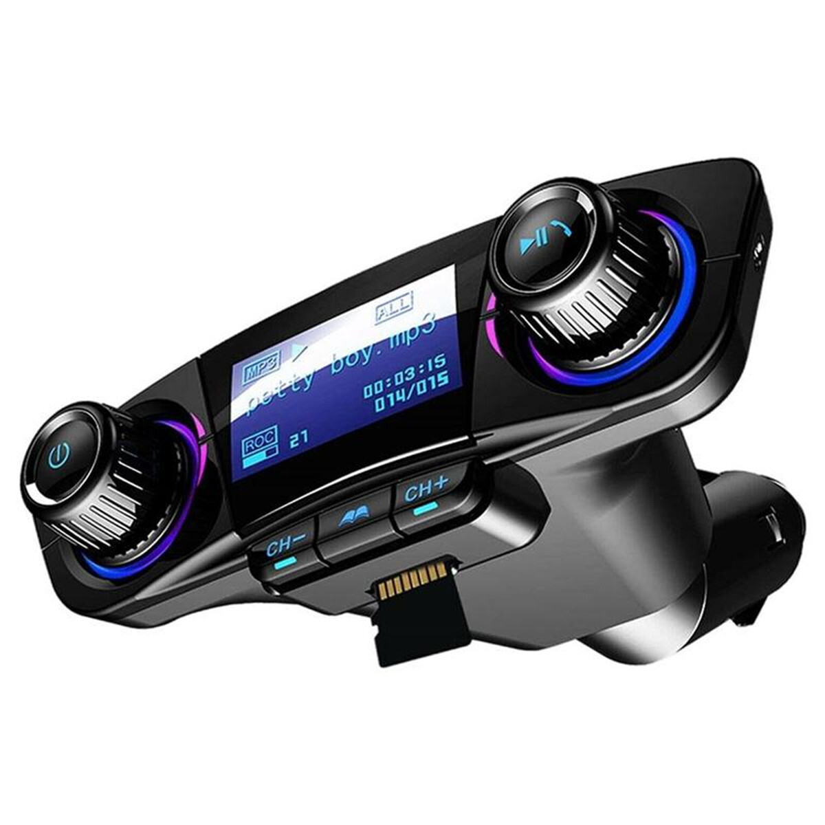 MP3 FM Transmitter Bluetooth Wireless Bluetooth 4.0 1.3in LED Screen Accessories