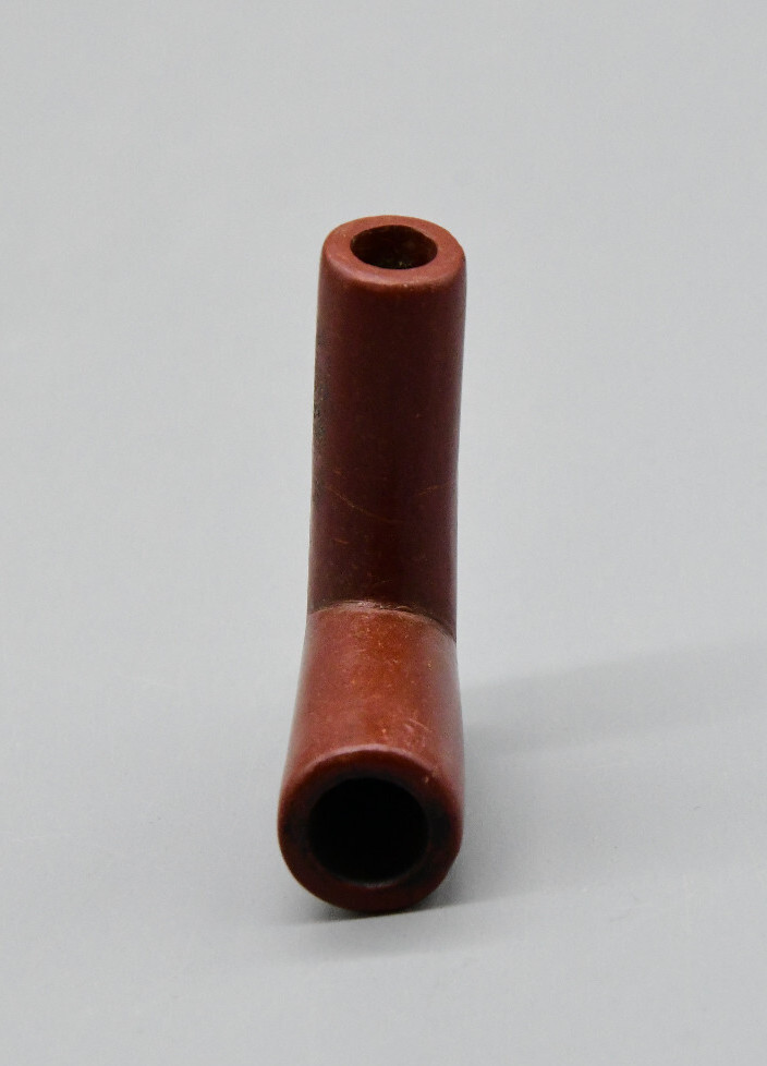 8.5" Catlinite Stone Bowl with Wooden Stem