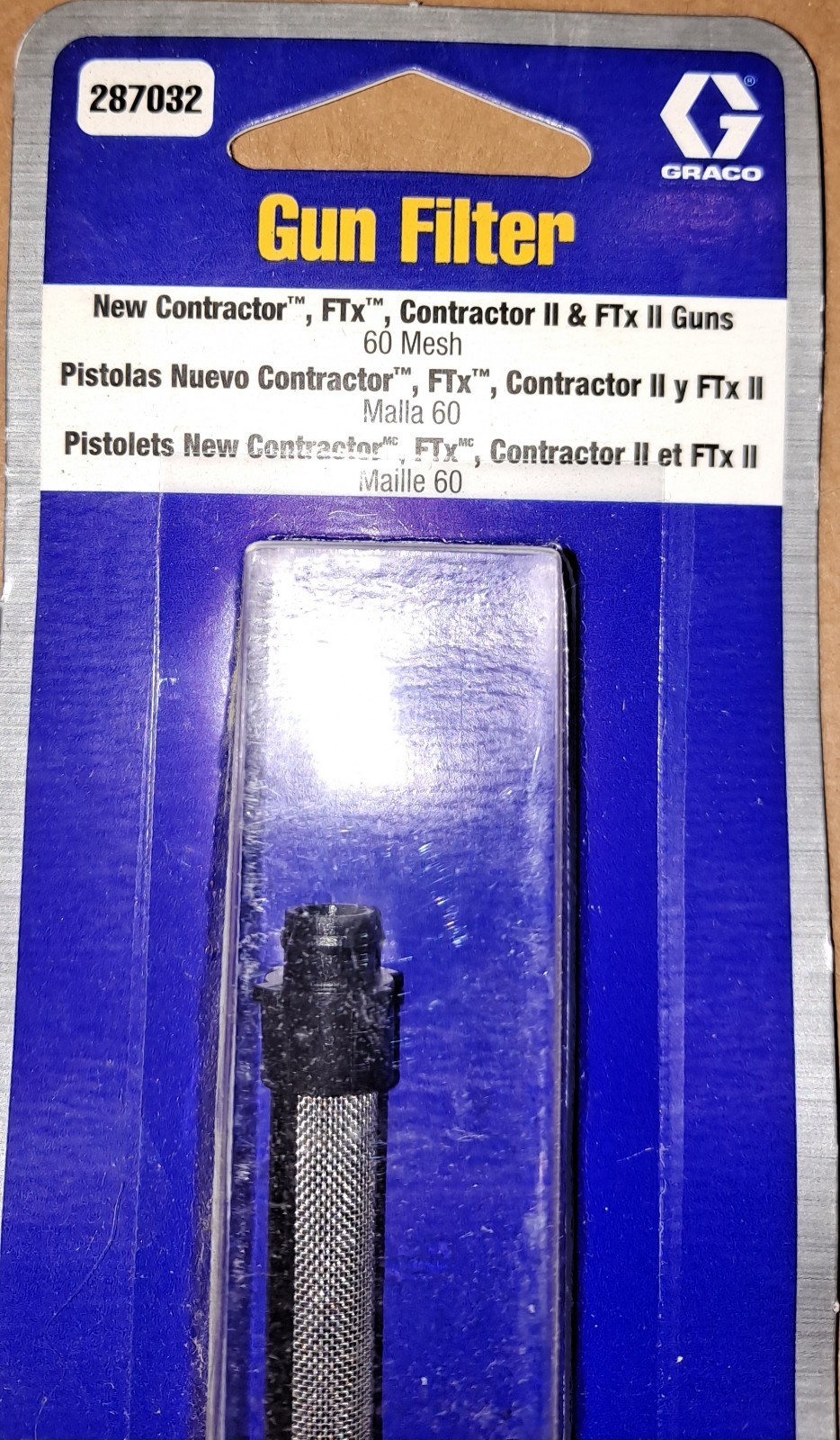Graco Gun Filter 287032 60 Mesh