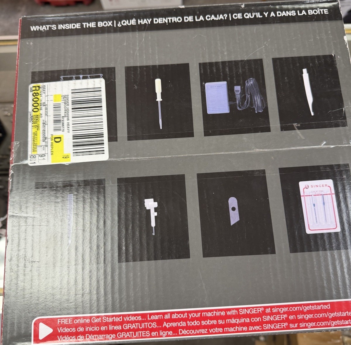 SINGER (HD0450S) - Heavy Duty Serger Sewing Machine....NEW!!...FREE S&H!!!