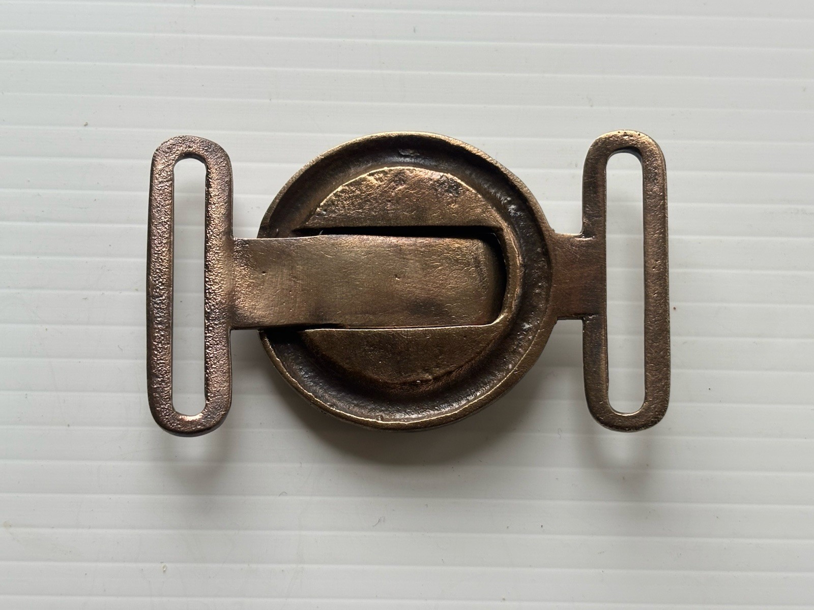 VINTAGE CIVIL WAR CONFEDERATE 2 PIECE CS TEXAS BELT BUCKLE. EARLY REPRODUCTION