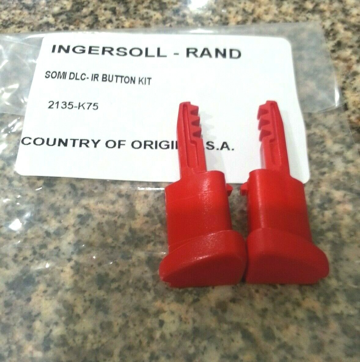 INGERSOLL RAND 2135-K75 BUTTON KIT - IR 2135, 2235 1/2” DR IMPACT REPAIR PARTS