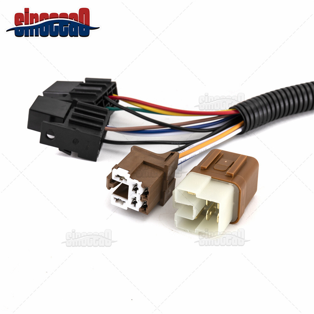 4 Way Flat Trailer Wiring Harness for 2005-2024 Nissan Frontier 2005-2015 Xterra