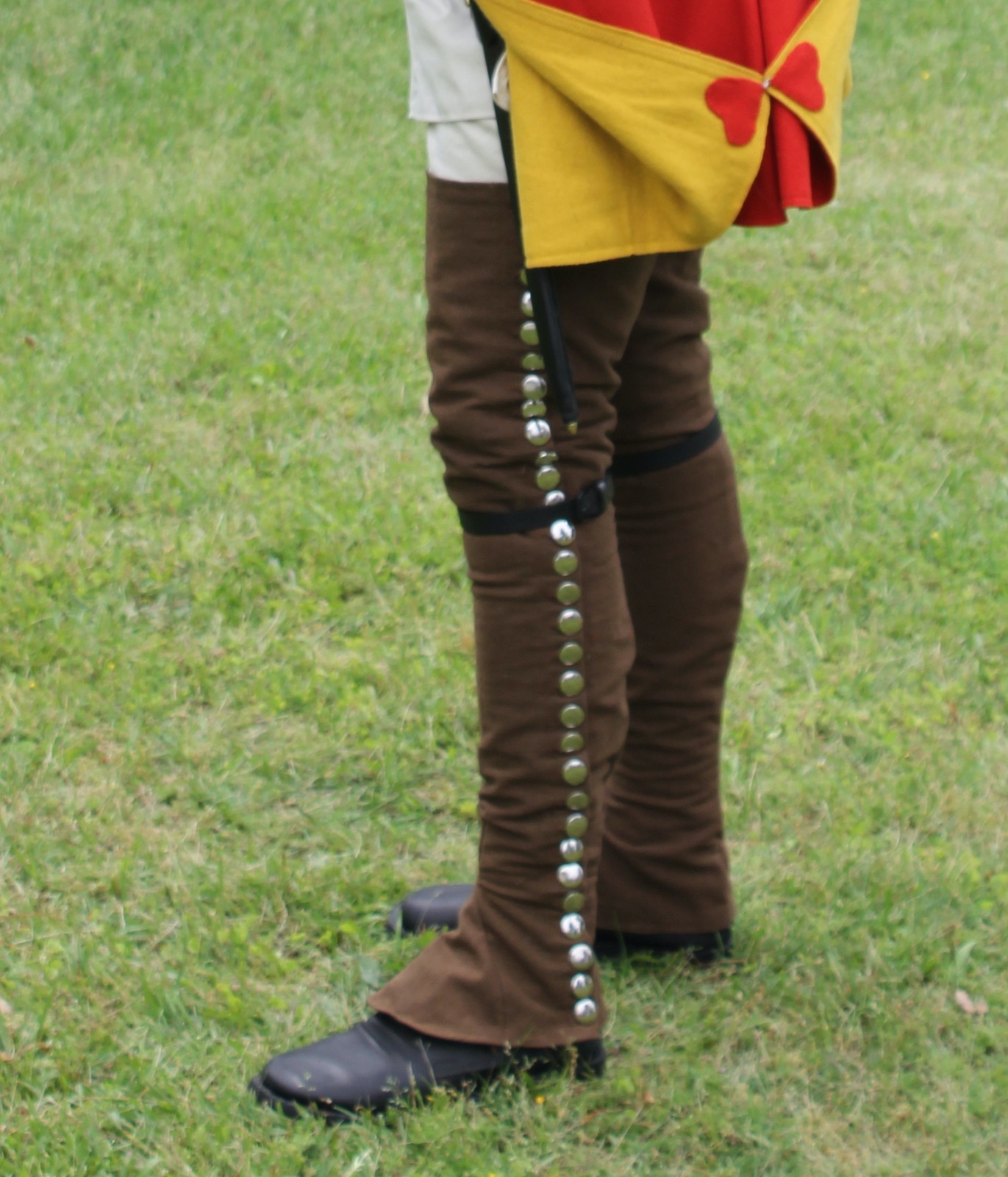 Brown Over-The-Knee Gaiters - F&I, Revolutionary War