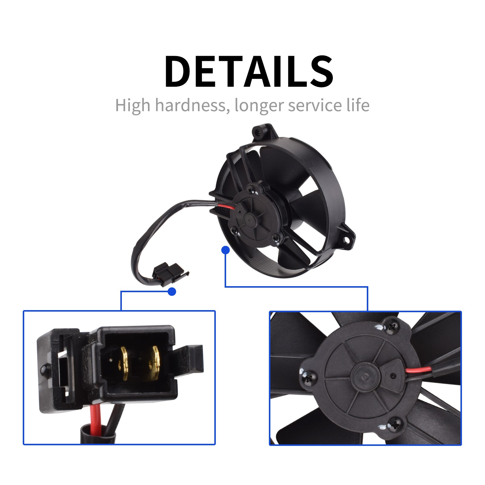 30103013 5.2" Paddle Blade Pusher Fan 307 CFM VA31-A101-46S Compatible with Spal