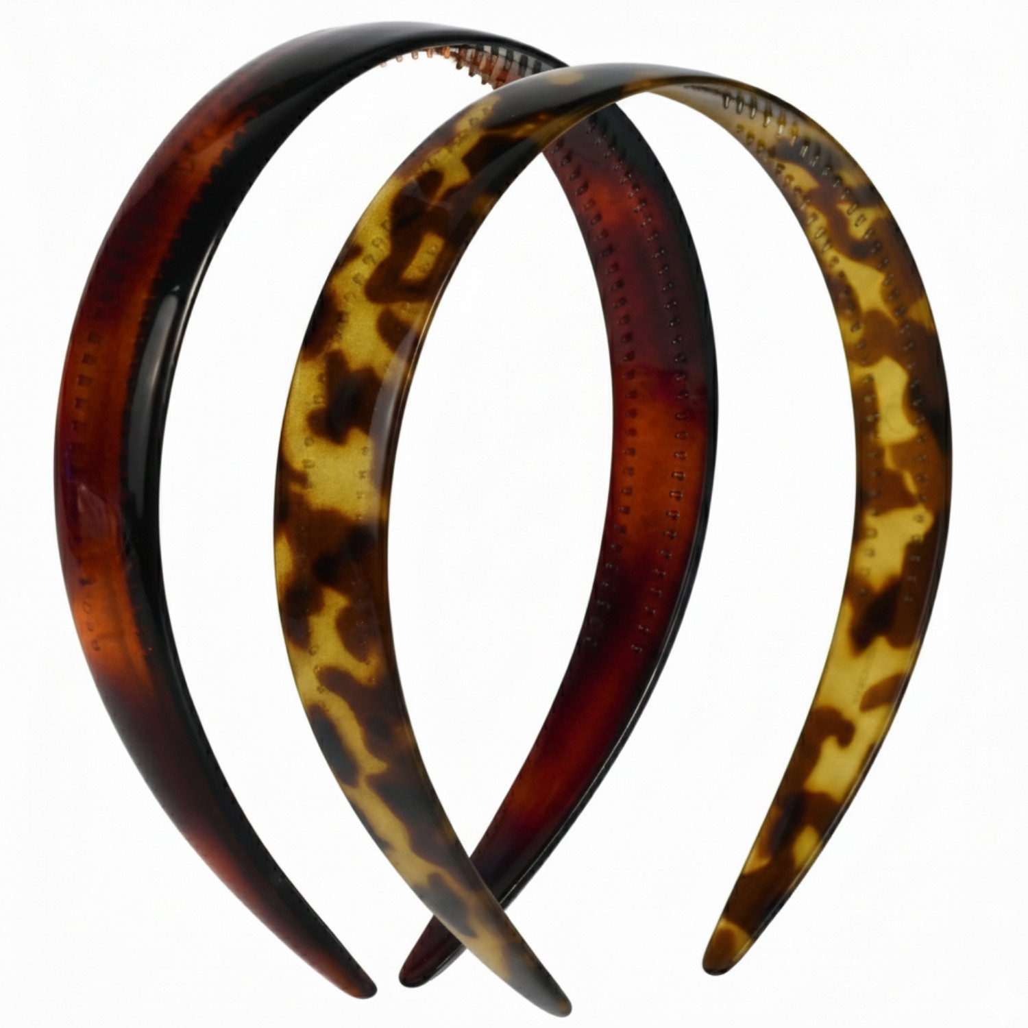 Parcelona French Headband 0.75 Inch Wide Cellulose Hairband for Women & Girls