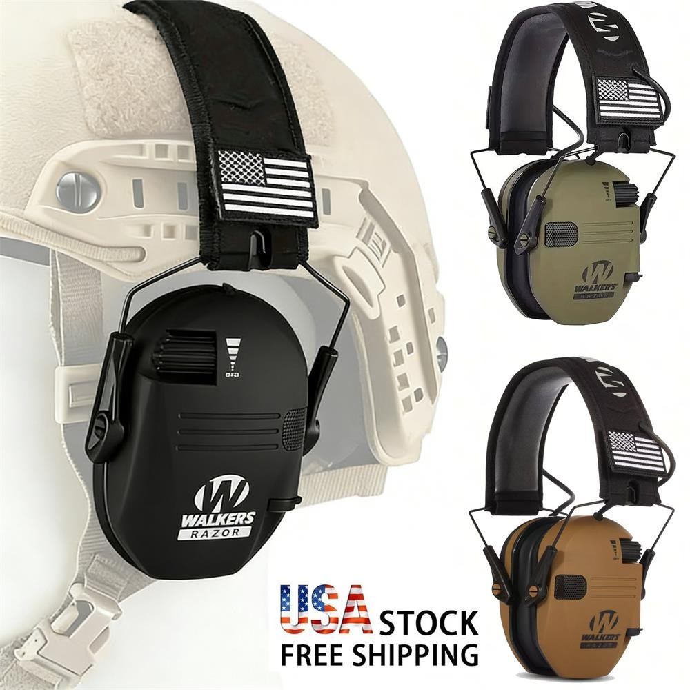 Walkers Razor Electronic Shooting Ear Muff Slim Shooting Anti-noise Earphone