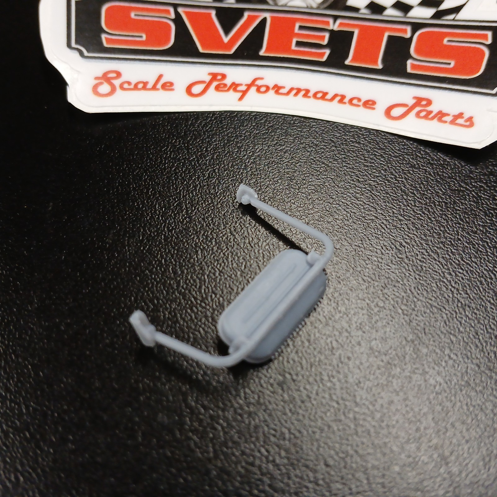 Vintage 1973 - 1979 Ford F-Series West Coast Jr. Side Mirrors Pair 3D Resin 1/25