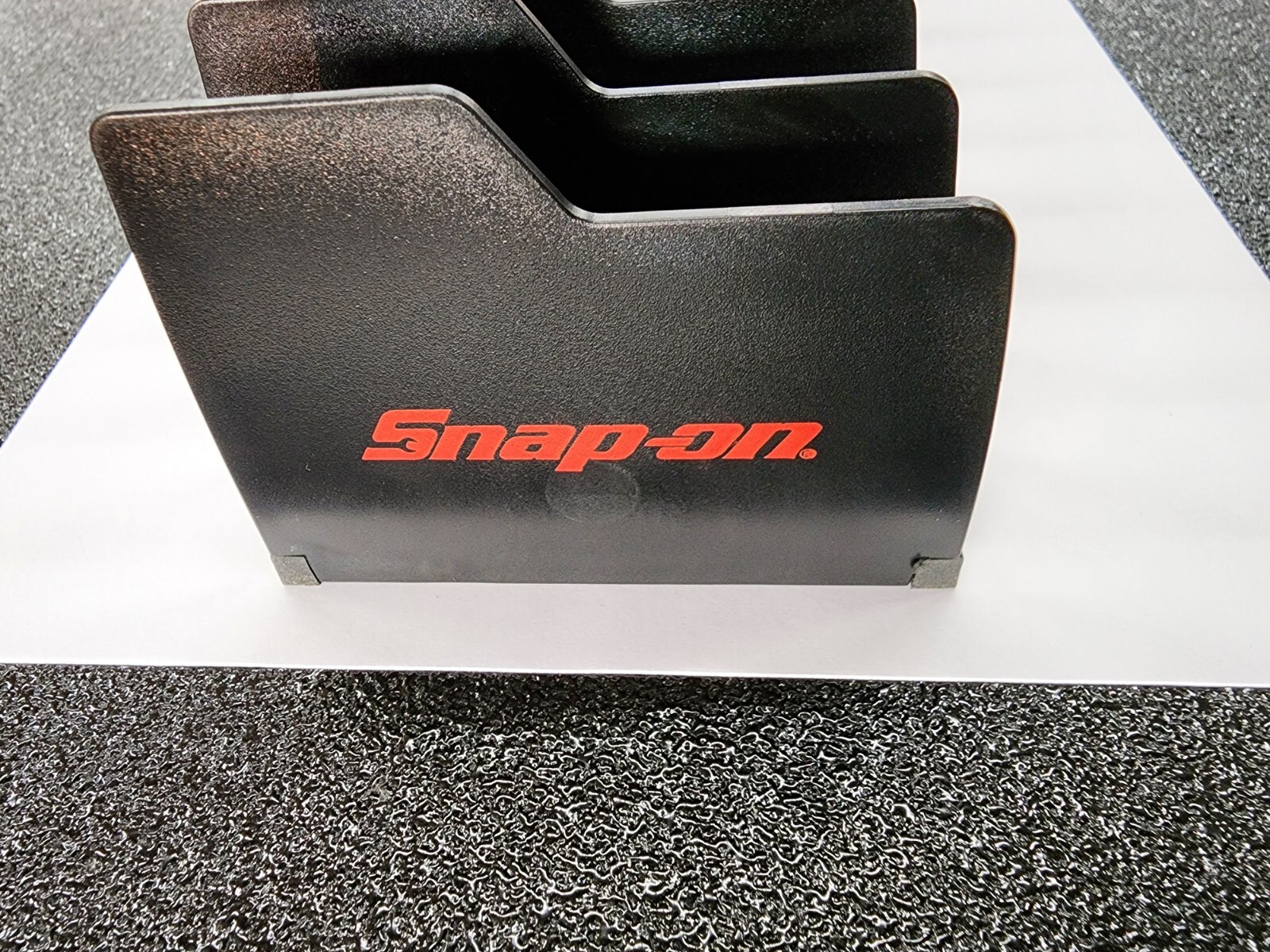 Snap-on Tools USA NEW Black 10" Anti-Slip Plier Organizer Rack KAPL10