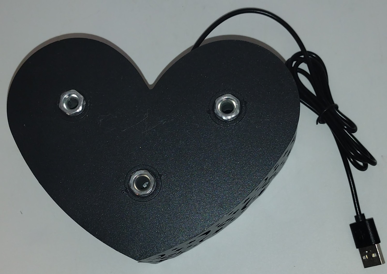 USB Rotating LED Crystal Sphere Stand Crystal Ball Display Base Color Changing