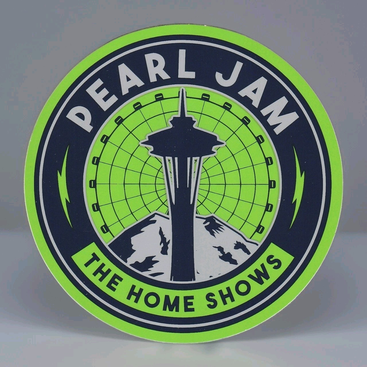 Pearl Jam Sticker 2018 4In The Home Shows Seattle WA Space Needle Safeco Field