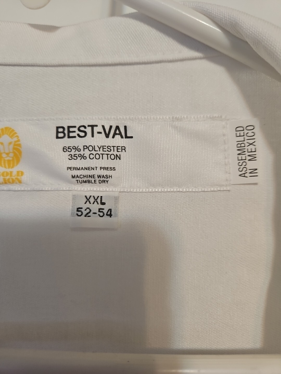 Best-Val White Chef Coat Sz XXL 52-54 New No Tags