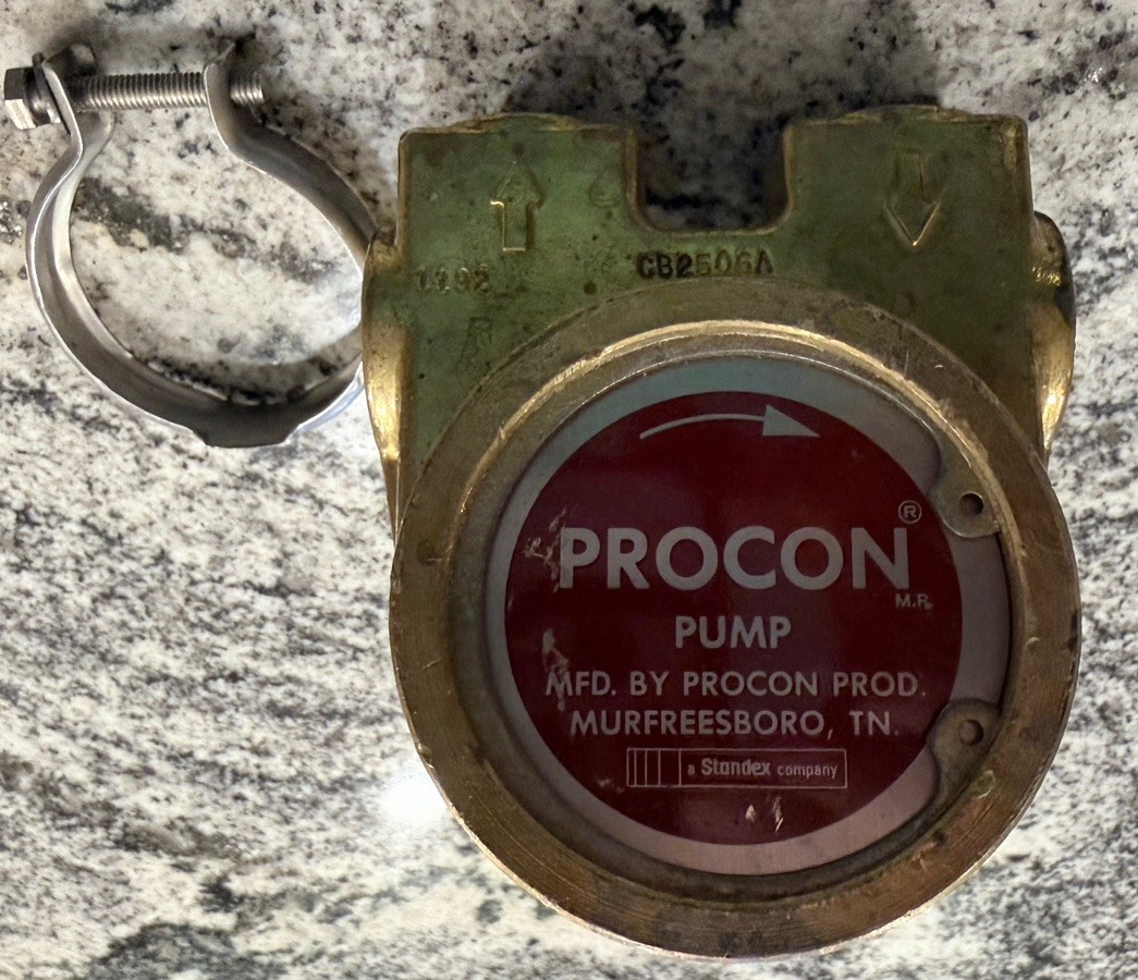 Procon CB2506A Rotary Vane Pump, Stainless Steel USA 2i