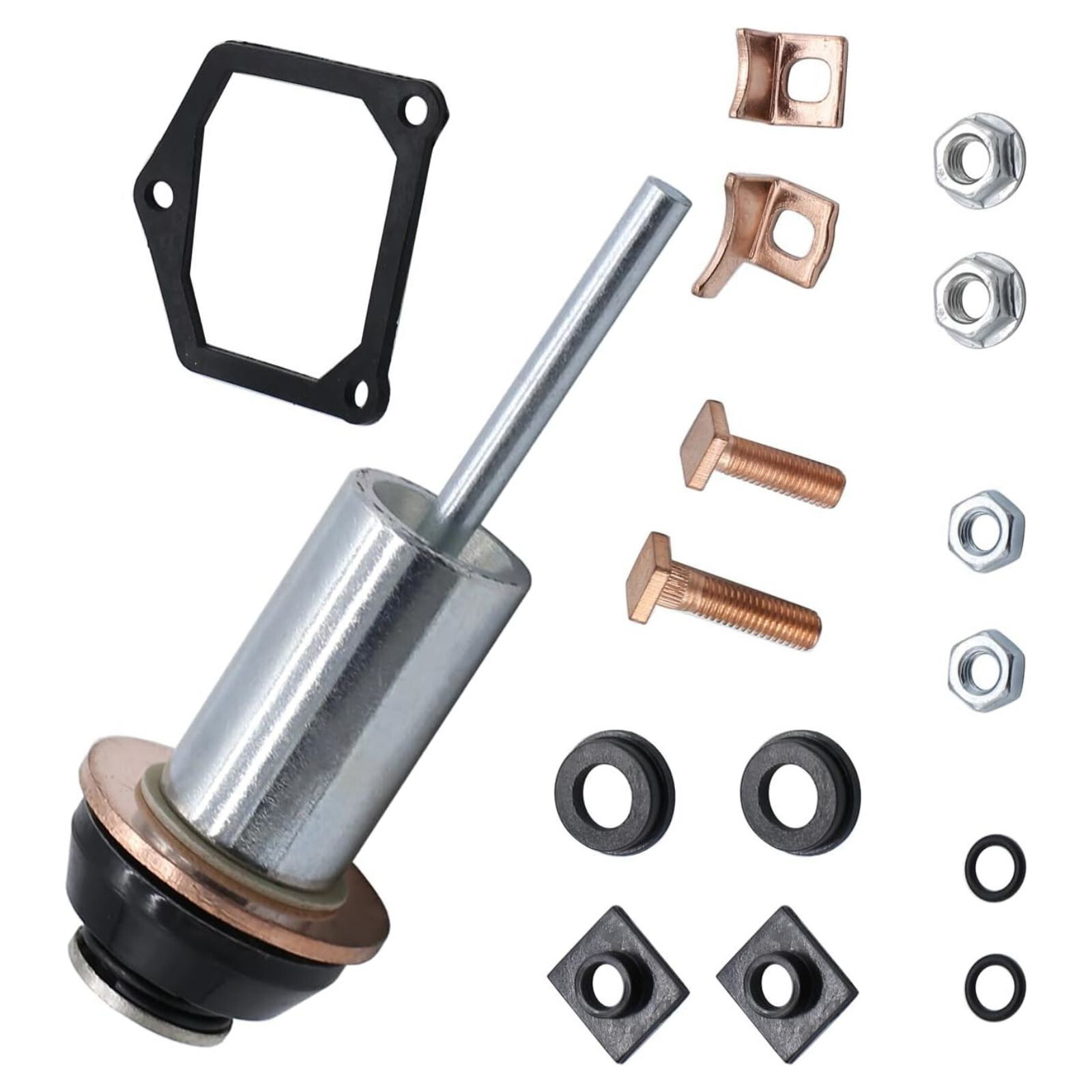 228000-6660 Starter Solenoid Repair Rebuild Kit Plunger Contacts Set For Toyota