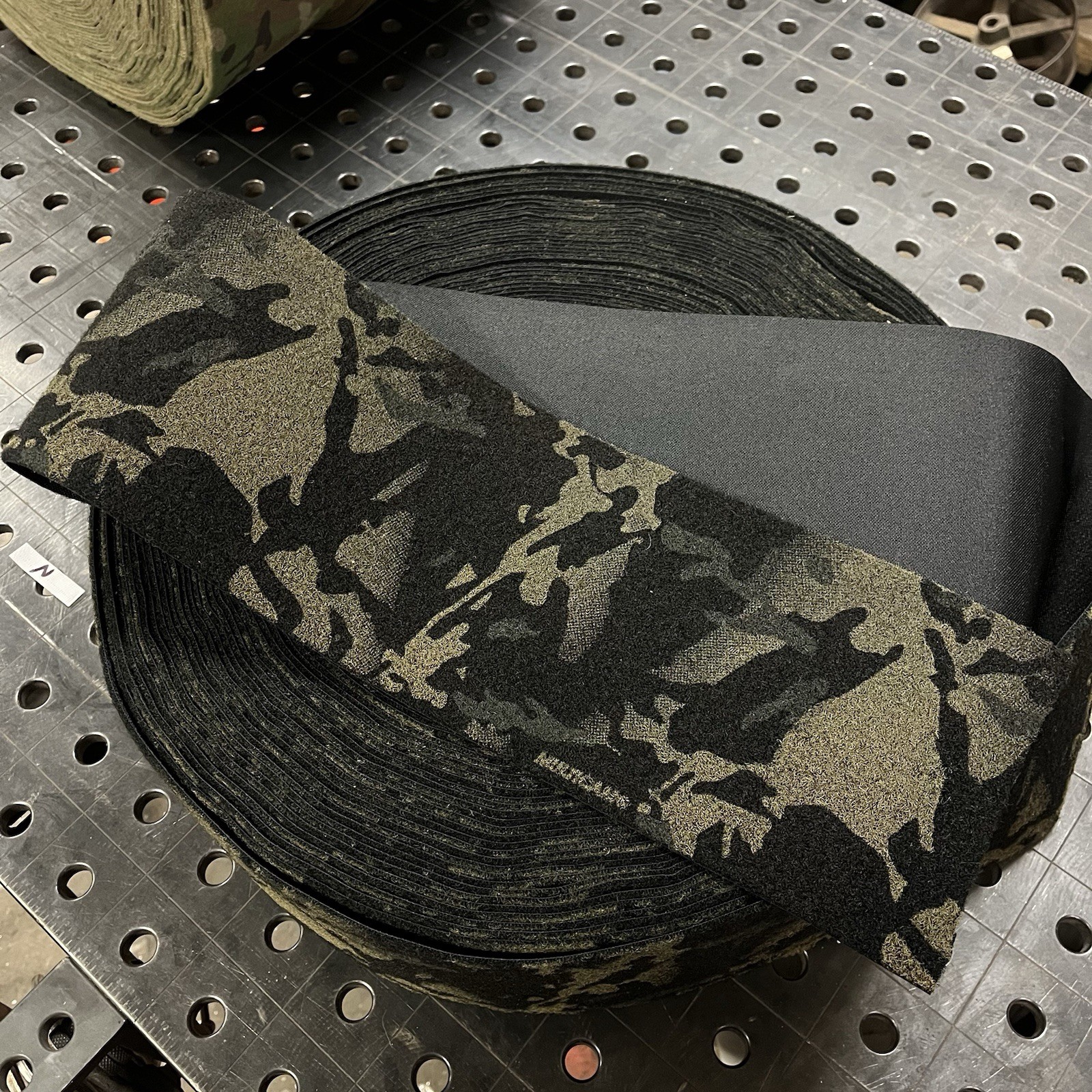 6" Velcro® Brand - LOOP - MIL-SPEC Black Multicam Camoflague SEW-ON TYPE 1 YARD