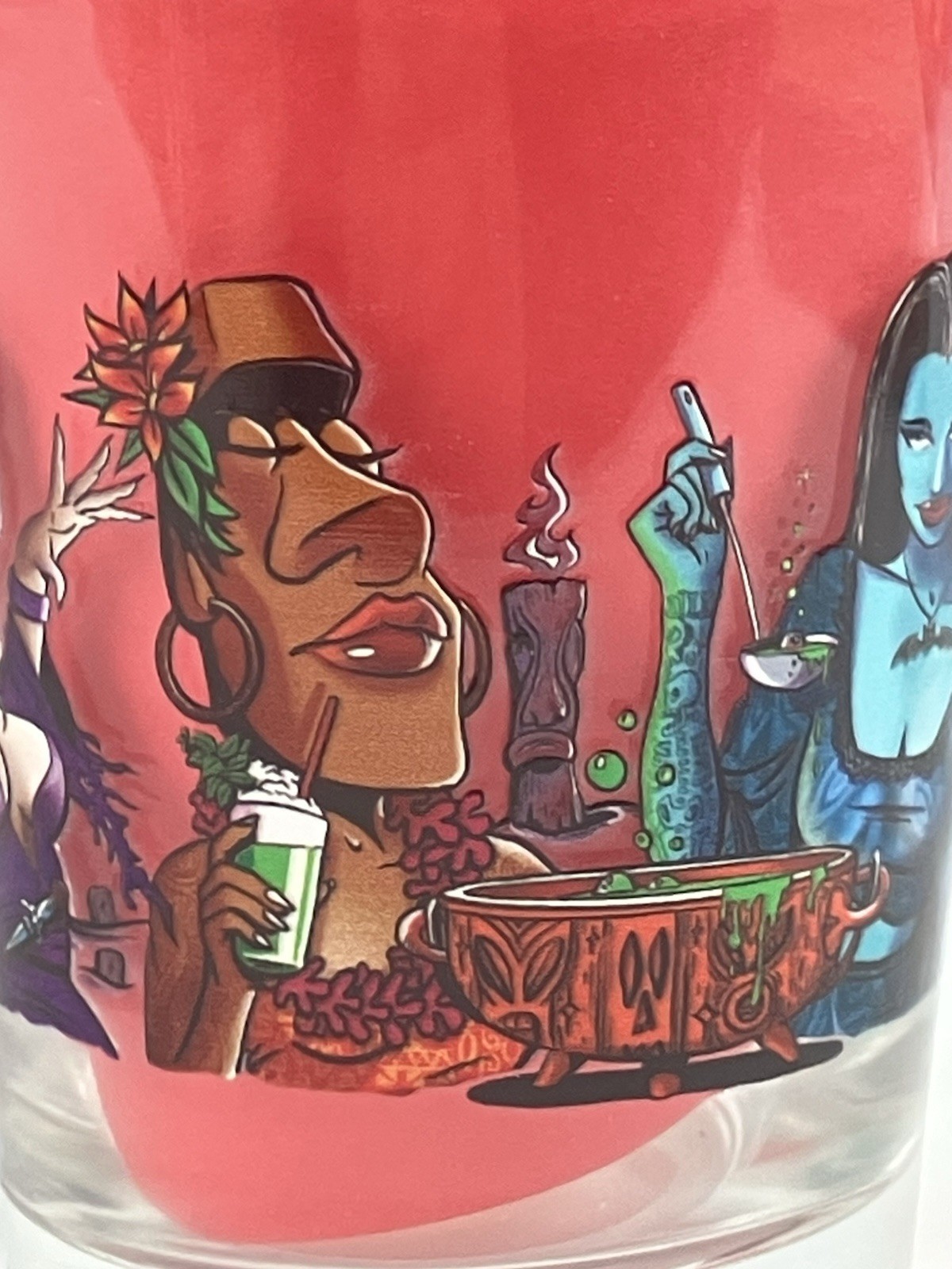 Central California Tiki Girl's Night Out Creature Mai Tai Glass 14 Oz New