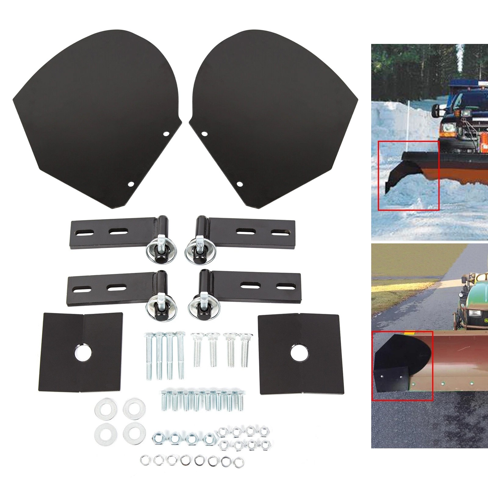 Heavy Duty Snow Plow Pro Wings Blade Extenders Extensions For PW22 Meyer Western