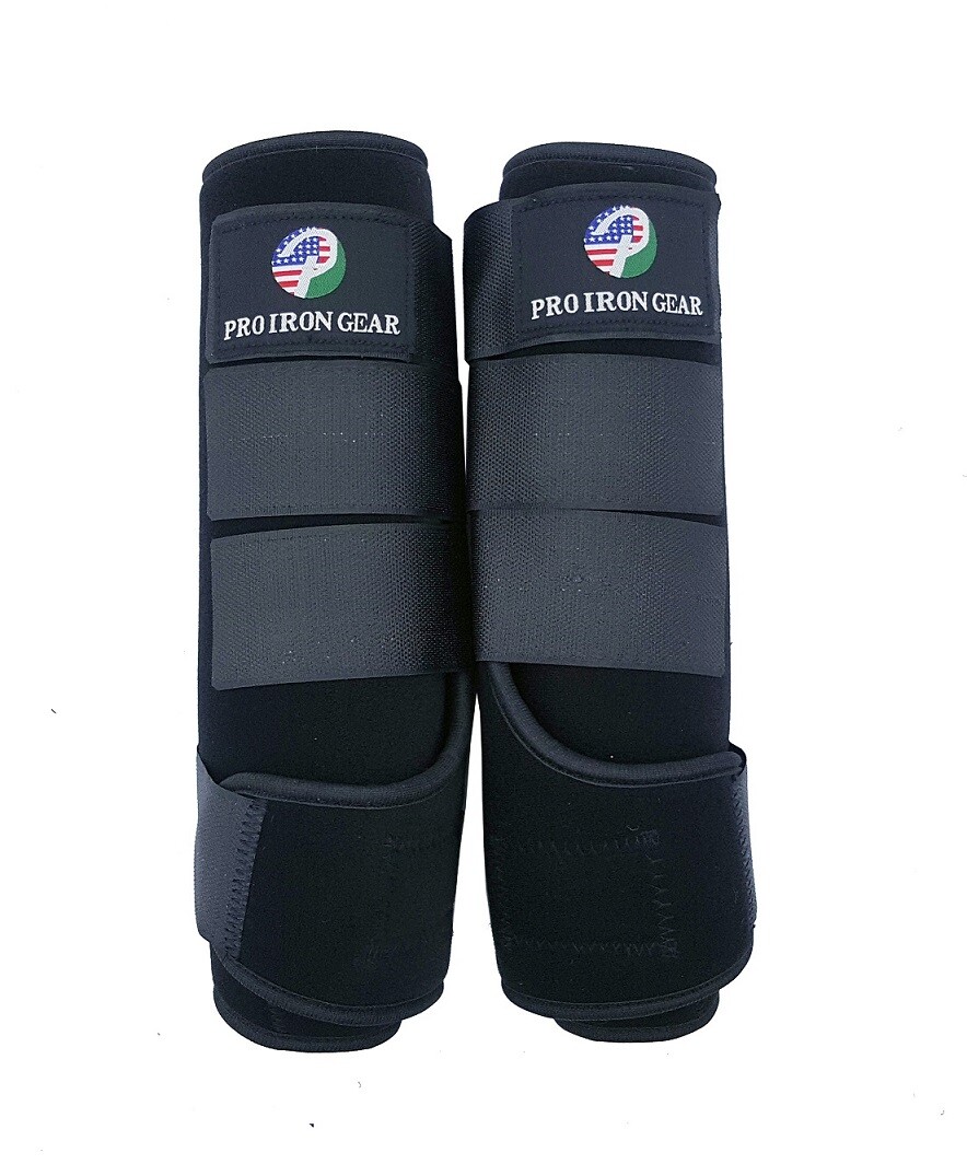 Horse Boots Set of 2 Medicine Brushing Support Boots Equestrian Boots Set of 4