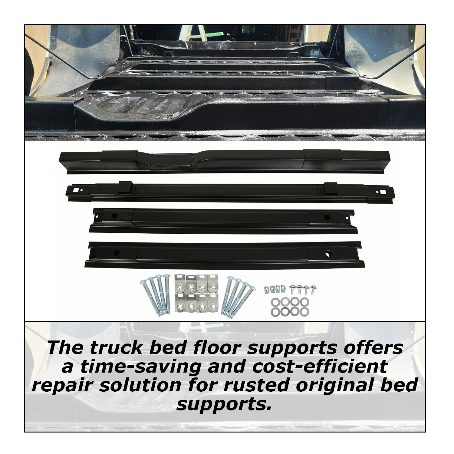 Bed Truck Floor Support Crossmember For 99-18 Ford Super Duty F250 F350