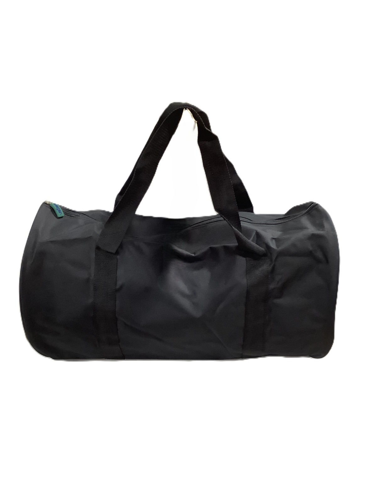 black duffel bag