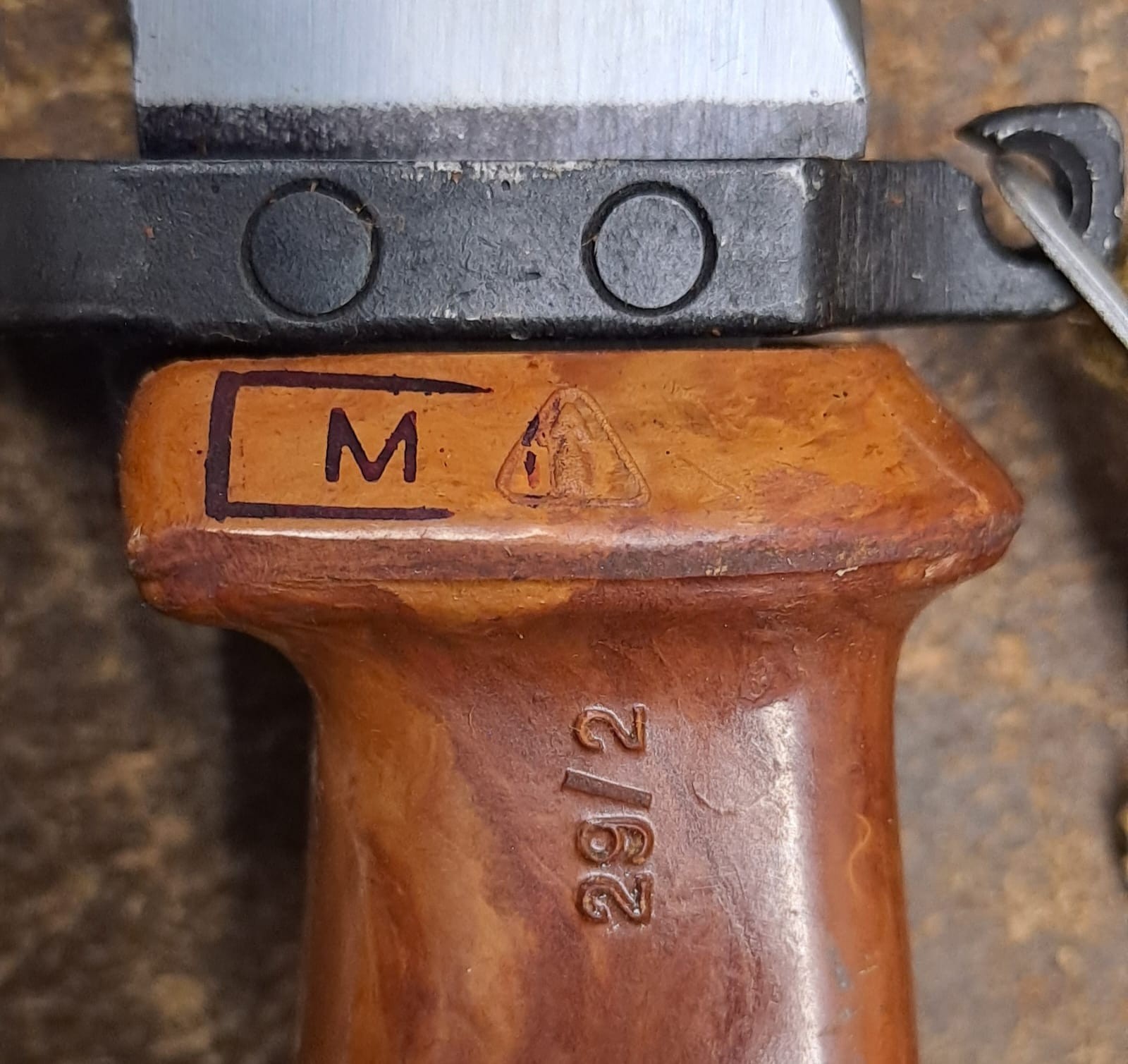 Soviet army 6h4 fixed blade knife. Izhevsk made thin pommel. Unused. Unnumbered.