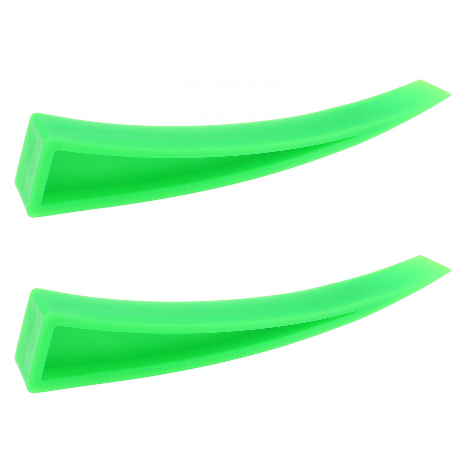 4 Pieces Curved Car Door Window Wedge and Plastic Chisel Scraper,Paintless Dent