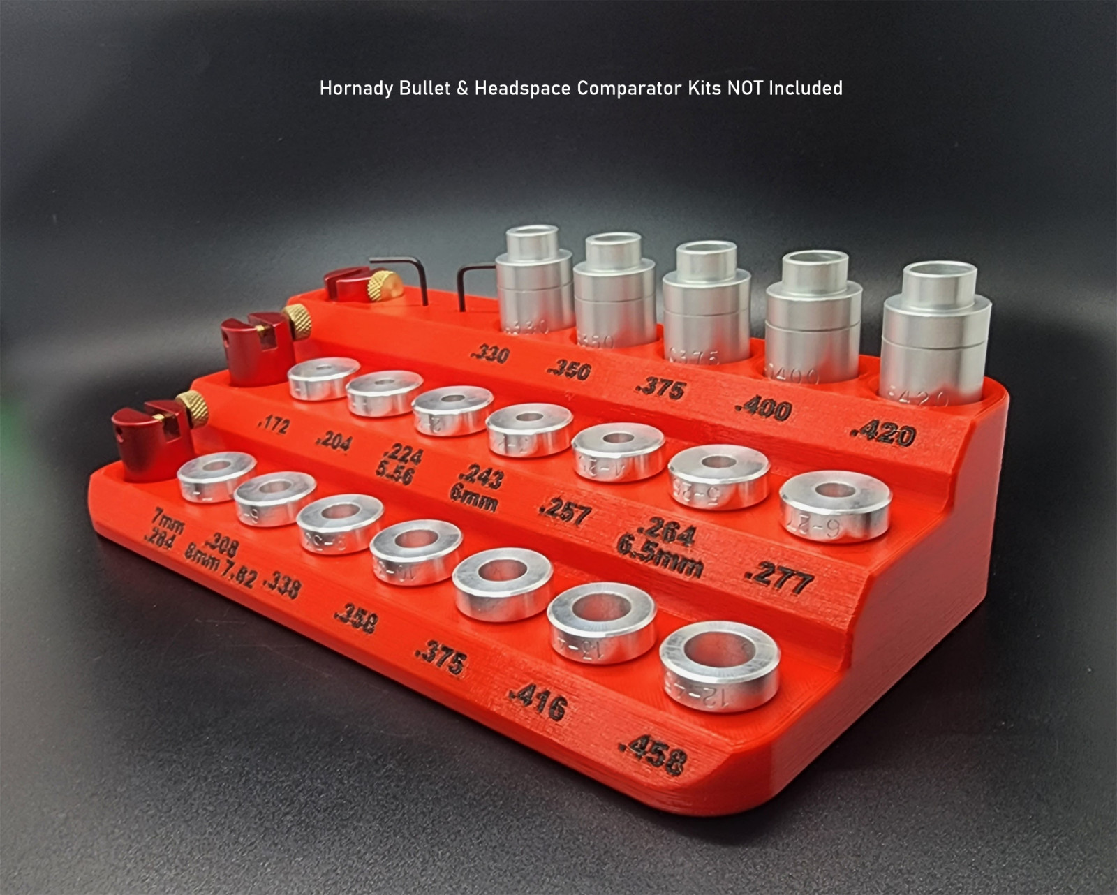 Hornady Bullet Comparator Anvil Headspace Storage Table Stand Organizer RMD3D