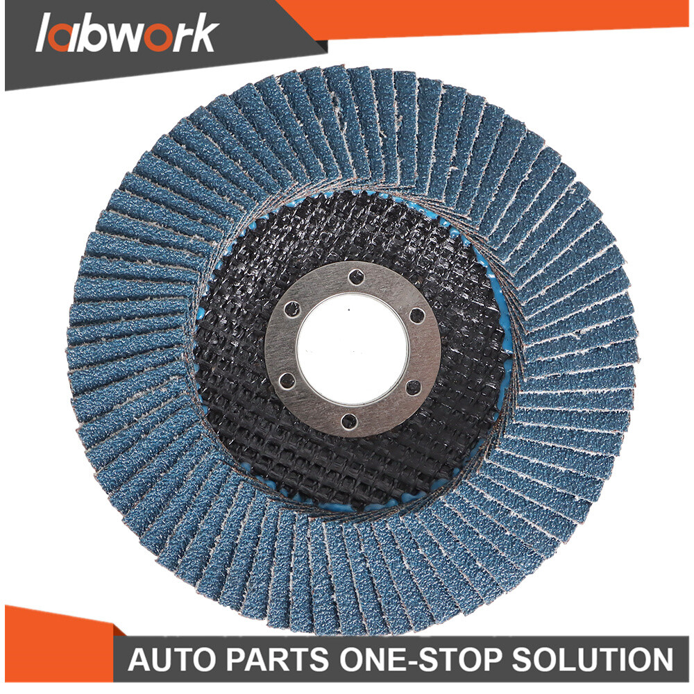 Labwork Premium Zirconia Flap Disc Sanding Grinding 100Pcs 4-1/2" X 7/8" 40 Grit