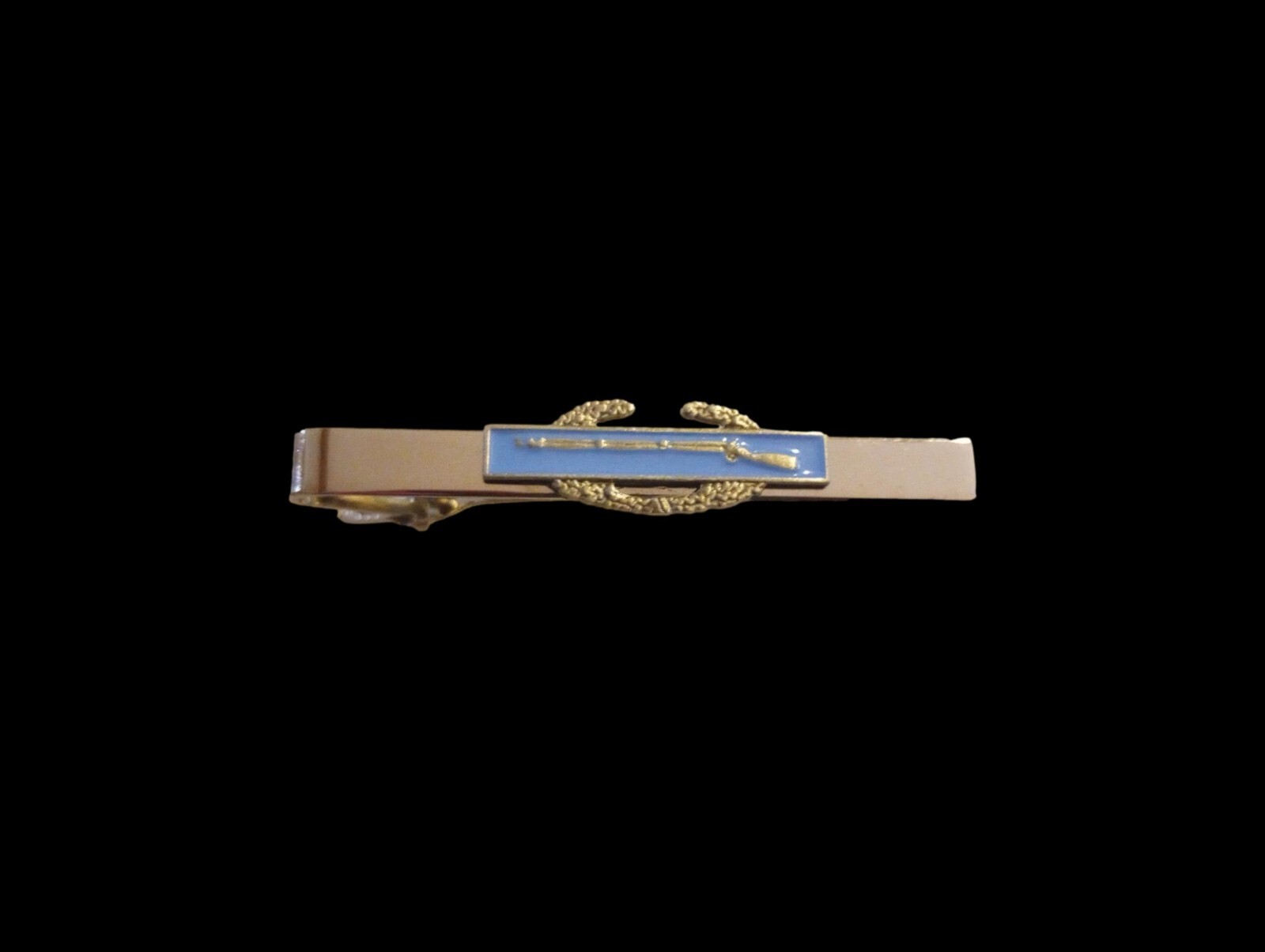 U.S MILITARY ARMY CIB BADGE TIE BAR TIE TAC COMBAT INFANTRY BADGE U.S.A MADE